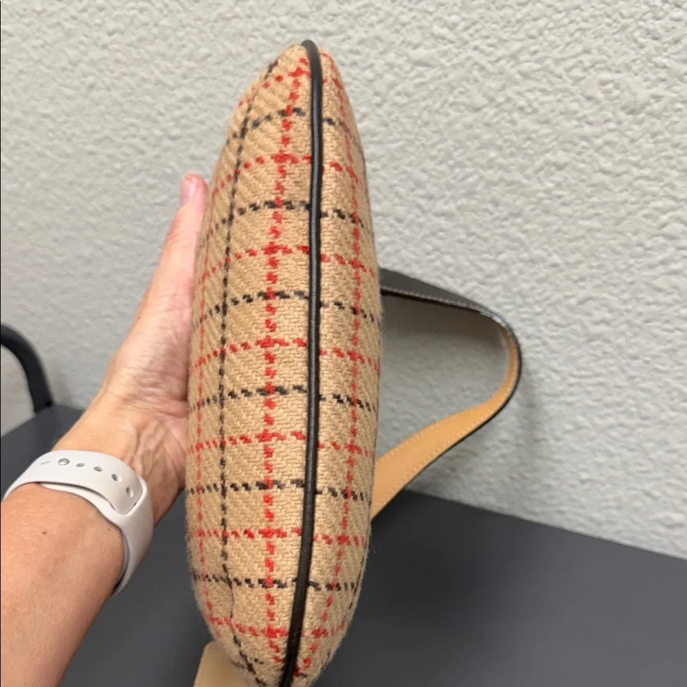 Coach plaid bag look